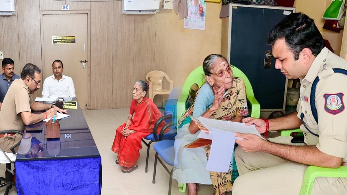 சென்னை பெருநகர காவல் ஆணையாளரிடம் நேரில் உதவி கேட்ட மூதாட்டி.. உடனடி நடவடிக்கை எடுத்த காவல்துறை ! 