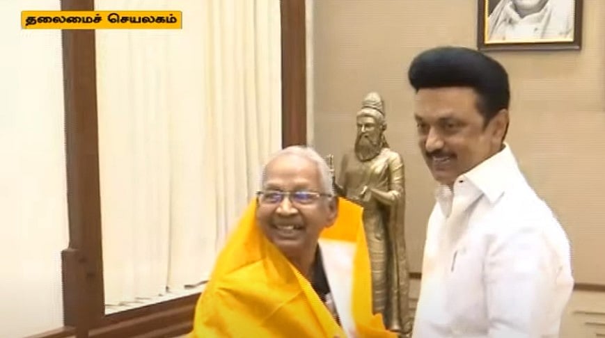 ஆசிரியருக்கு "தகைசால் தமிழர்" விருது.. சுதந்திர தின விழாவில் வழங்கும் முதலமைச்சர் மு.க.ஸ்டாலின்!