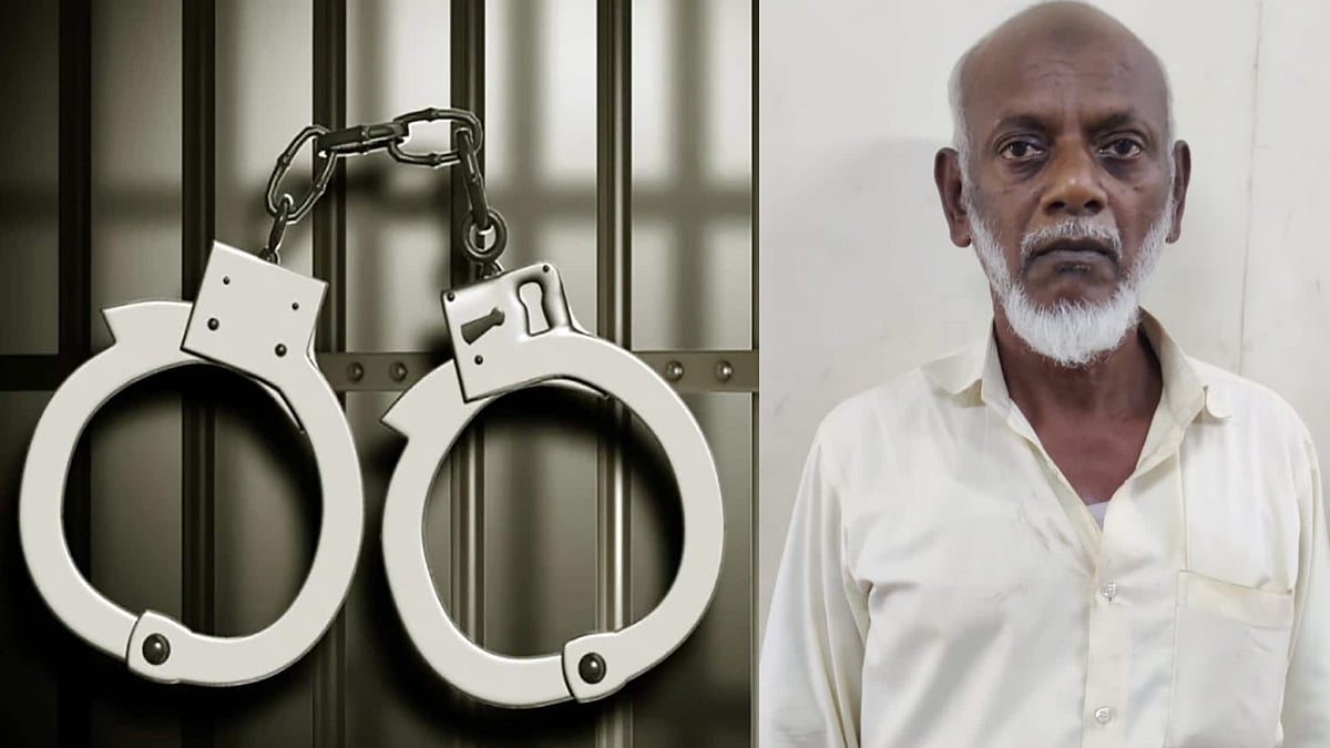 எதிர்கடை என்பதால் நட்பாக பேசிய இளம்பெண்ணுக்கு திருமண தொல்லை.. 65 வயது முதியவர் அதிரடி கைது !