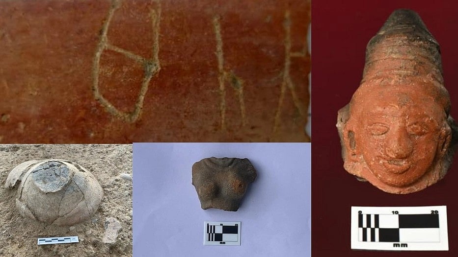 தோண்டத் தோண்ட பொக்கிஷம்.. அகழ்வாராய்ச்சியில் கண்டெடுக்கப்பட்ட தமிழ் பிராமி எழுத்துக்கள்!