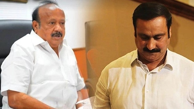 வீராவேசம் செய்யும் அன்புமணி  ஒன்றிய அரசிடம்  பெட்டிப் பாம்பாக அடங்கி கிடப்பது ஏன்?: அமைச்சர் MRK கேள்வி!