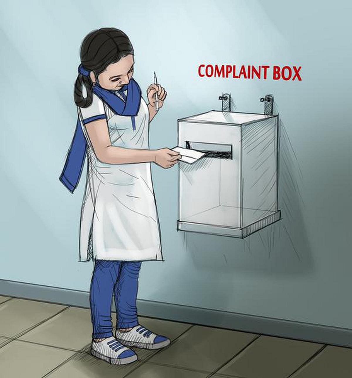 புகார் பெட்டியில் கிடந்த கடிதம்.. ஆசிரியர் மீது 16 மாணவிகள் பாலியல் புகார்.. அதிர்ச்சிக்குள்ளான ஆசிரியர்!