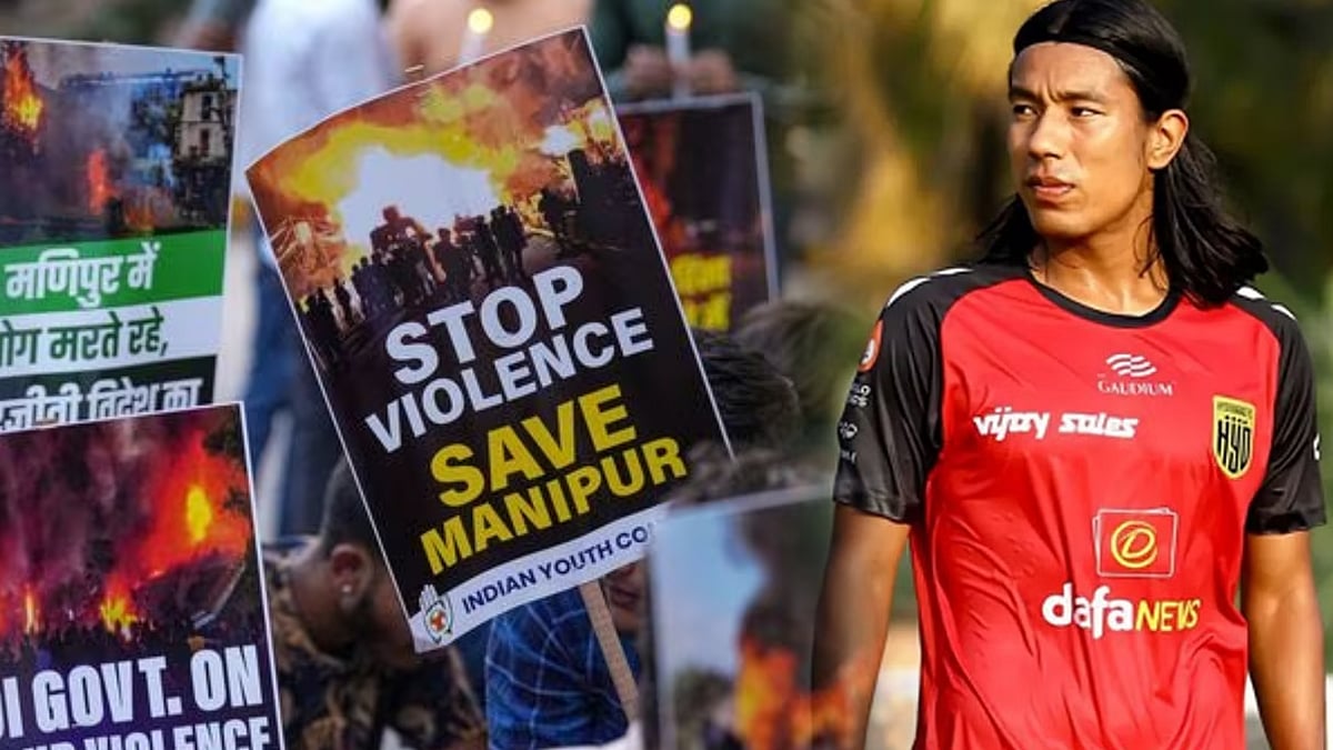 மணிப்பூர் வன்முறையில் சிக்கி தப்பிய இந்திய அணி வீரரின் குடும்பம்.. மைதானமும் எரிக்கப்பட்டதால் அதிர்ச்சி!