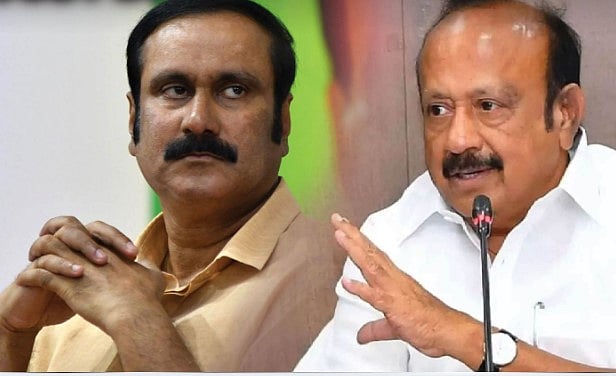 வீராவேசம் செய்யும் அன்புமணி  ஒன்றிய அரசிடம்  பெட்டிப் பாம்பாக அடங்கி கிடப்பது ஏன்?: அமைச்சர் MRK கேள்வி!
