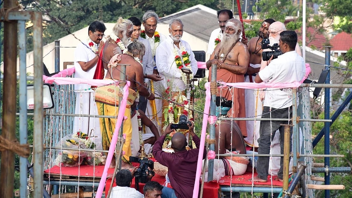 “திராவிட மாடல் ஆட்சியில் 922 கோயில்களில் குடமுழுக்கு.. 5335 ஏக்கர் நிலம் மீட்பு”: அமைச்சர் அதிரடி பேச்சு!