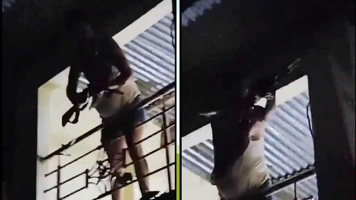 பக்கத்து வீட்டாருடன் சண்டை.. ஆத்திரத்தில் சாலையில் சென்றவர்களை துப்பாக்கியால் சுட்ட காவலாளி -காரணம் என்ன?