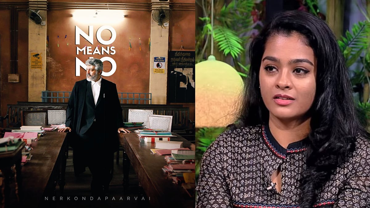 நேர்கொண்ட பார்வை: “அஜித் அதை தொடங்கி வைத்திருக்கிறார்..” - விமர்சகருக்கு பதிலடி கொடுத்த விக்ரம் பட நடிகை!