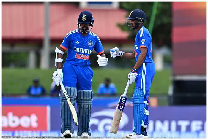 ஜெய்ஸ்வால் - சுப்மன் கில் அபாரம்.. 17 ஓவர்களிலேயே போட்டியை முடித்த இந்தியா.. தொடரை சமன் செய்து அசத்தல் !