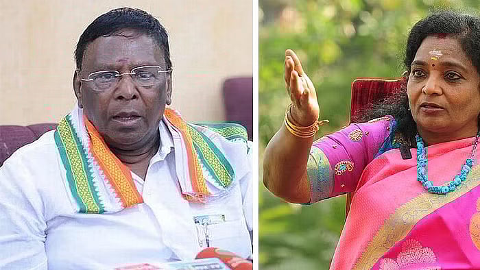 “பாஜக பொய்சொல்வதில் கைதேர்ந்தது, அந்த சாரம்தான் தமிழிசைக்கும்..” - நாராயணசாமி விமர்சனம் !