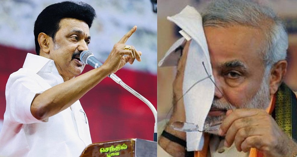 ”திமுக மீது களங்கம் கற்பிக்க நினைத்தால் பாஜக புதைகுழியில் மூழ்கும்” : முதலமைச்சர் மு.க.ஸ்டாலின் பதிலடி! 