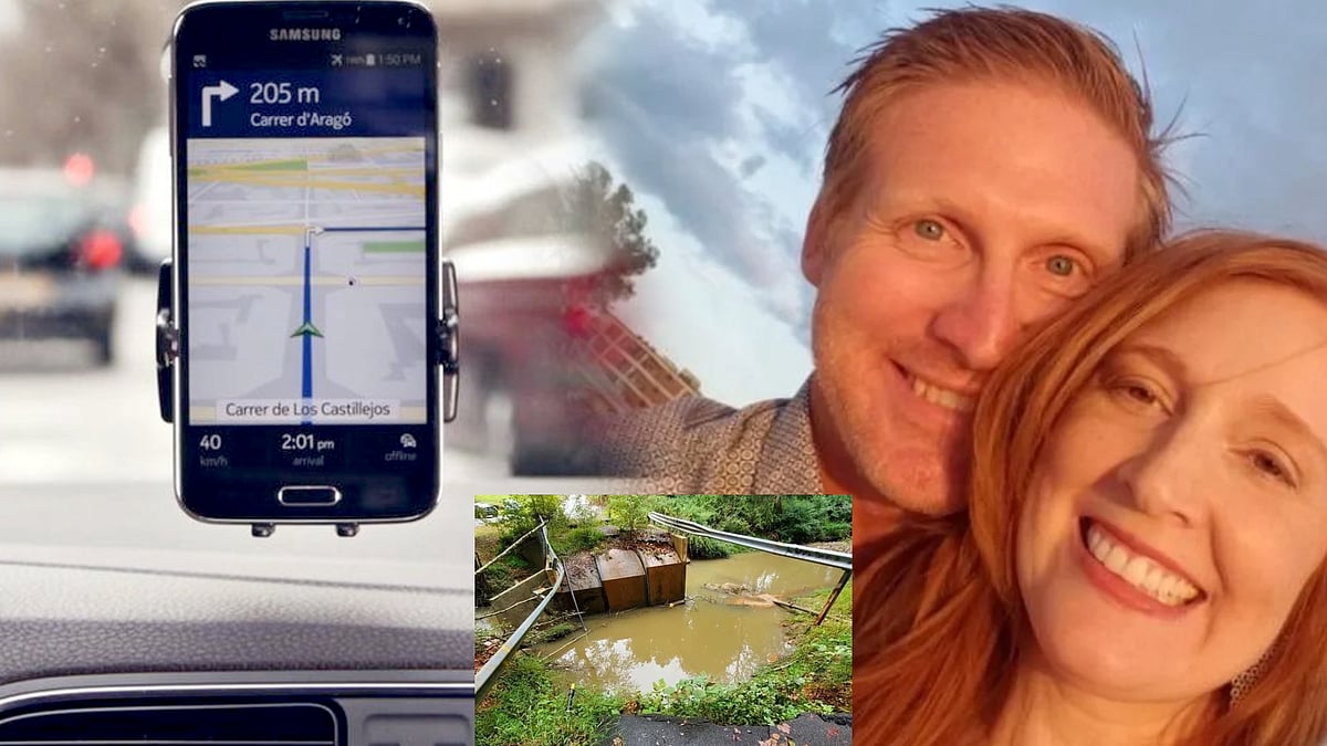 மகளின் பிறந்தநாள்: பள்ளத்தில் கவிழ்ந்த கார்.. கணவர் இறப்பு.. கூகுள் மீது வழக்கு தொடுத்த மனைவி.. காரணம்? 