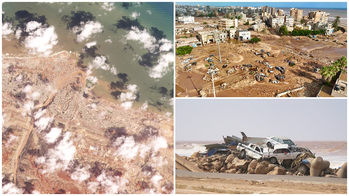 லிபியாவை தாக்கிய புயல்.. உடைந்த அணைகள்.. உருத்தெரியாமல் போன நகரங்கள்.. 20 ஆயிரம் பேர் பலியான சோகம் ?