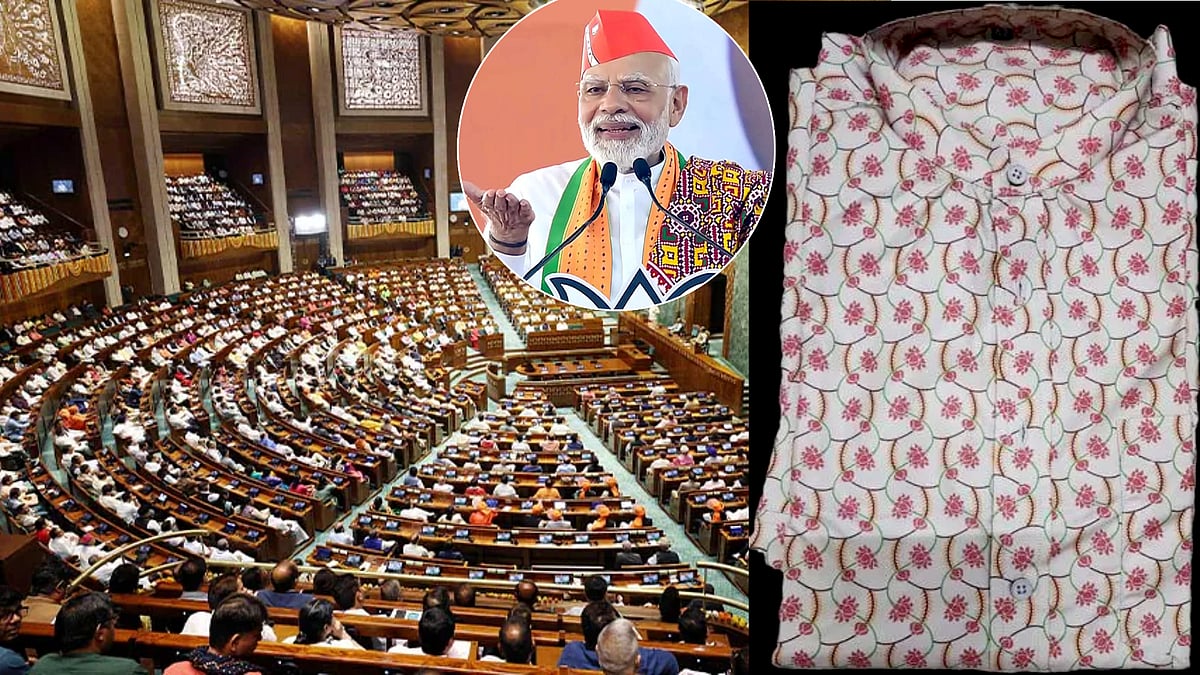 நாடாளுமன்ற சிறப்புக் கூட்டத் தொடர் : ஊழியர்களுக்கு தாமரை பொறித்த புதிய சீருடைகளால் சர்ச்சை !