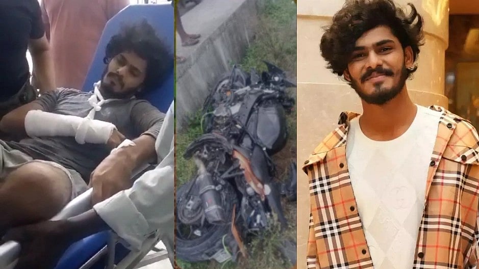 வீலிங் செய்ததால் நேர்ந்த விபத்து.. சுக்குநூறாய் நொறுங்கிய பைக்.. மருத்துவமனையில் TTF வாசன்!