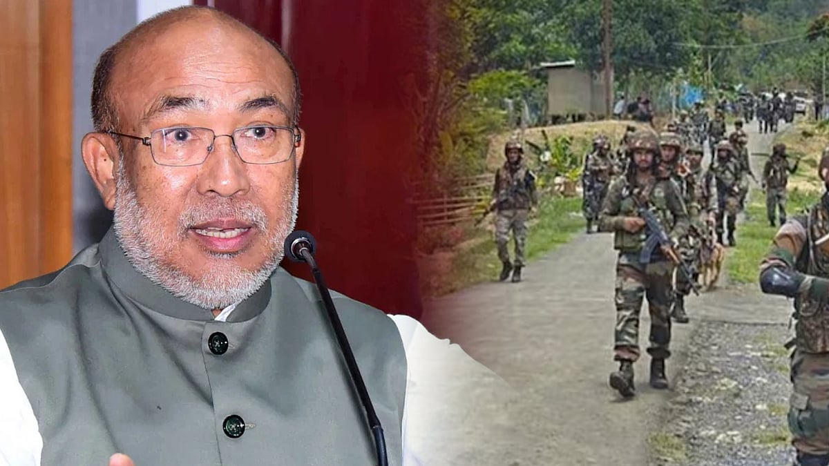 "ஒன்றிய அரசின் துணை ராணுவம் தேவையில்லாத செயல்களில் ஈடுபடுகிறது" -மணிப்பூர் பாஜக அரசு விமர்சனம் !