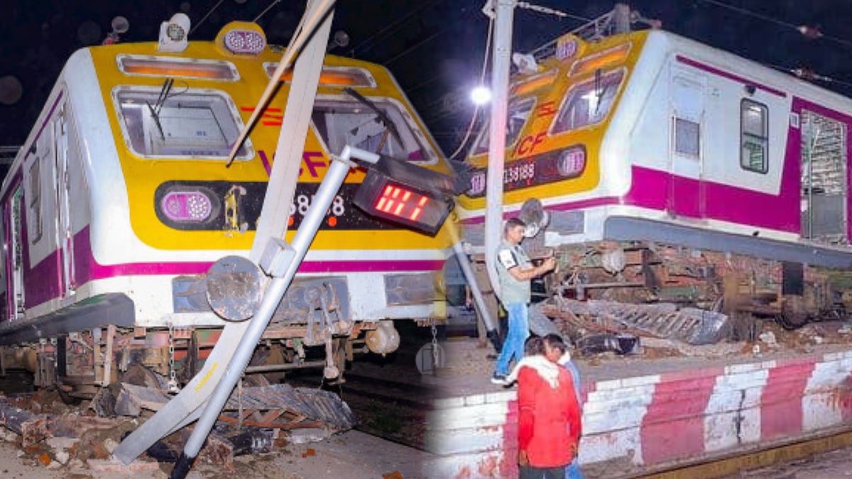 தொடரும் விபத்துகள்.. திடீரென தண்டவாளத்தில் ஏறி நின்ற இரயில்.. பதறியடித்த பயணிகள் : நள்ளிரவில் அதிர்ச்சி!