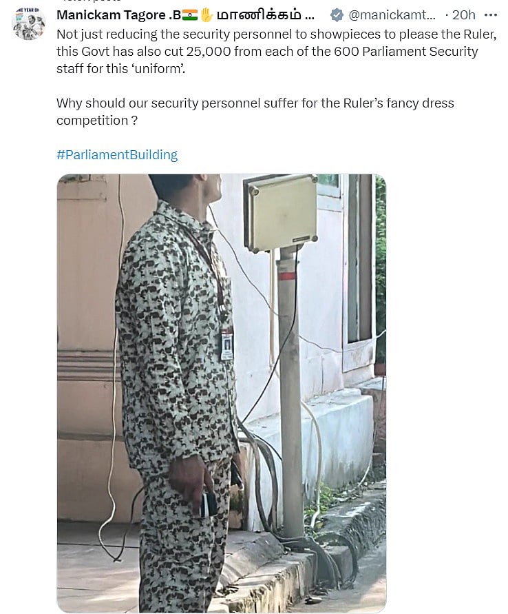 Fancy Dress போட்டியா? - நாடாளுமன்ற ஊழியர்கள் 600 பேருக்கு ரூ.25,000 பிடித்தம் செய்த ஒன்றிய அரசு !