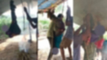 ஆடு திருடியதாக சந்தேகம்.. பட்டியலின இளைஞரை தலைகீழாக தொங்கவிட்டு சித்திரவதை : தெலங்கனாவில் கொடூரம்!