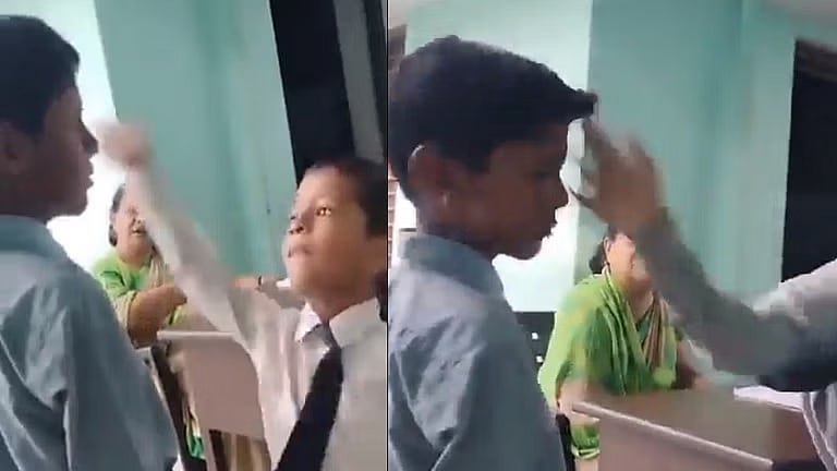 இஸ்லாமிய மாணவரை தாக்க கூறிய ஆசிரியை.. உங்கள் மனசாட்சியை உலுக்கவில்லையா? உ.பி அரசுக்கு நீதிமன்றம் கேள்வி !