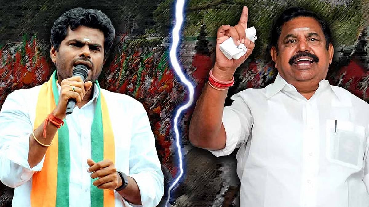 “எடப்பாடி பழனிசாமியின் ஆட்சியை பாஜக காப்பாற்றியதா? அச்சுறுத்தியதா?”: பத்திரிகையாளர் அரவிந்தாக்ஷன் பதிவு!