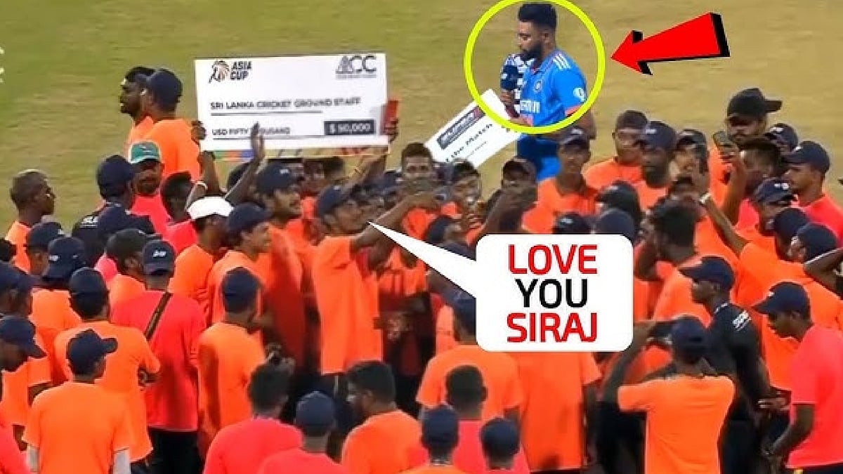 இலங்கை பேட்டிங்கை சிதைத்த சிராஜ்.. சிறிது நேரத்தில் செய்த செயலால் ரசிகர்கள் இதயத்தை வென்று அசத்தல் !