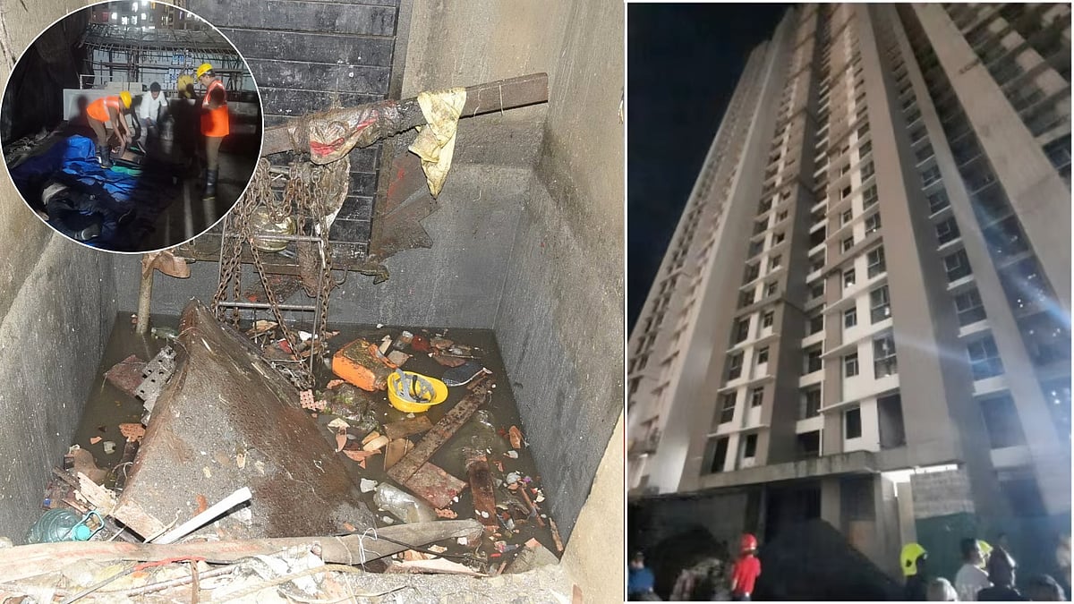 40 மாடி கட்டடத்தில் இருந்து சட்டென்று அறுந்து விழுந்த LIFT.. 7 பேருக்கு நேர்ந்த விபரீதம்: அதிர்ந்த மும்பை