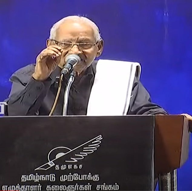 “சனாதனம் நம்மை மனிதர்களாகவே மதிக்கவில்லை..” : சனாதன ஒழிப்பு மாநாட்டில் கி.வீரமணி பேச்சு !