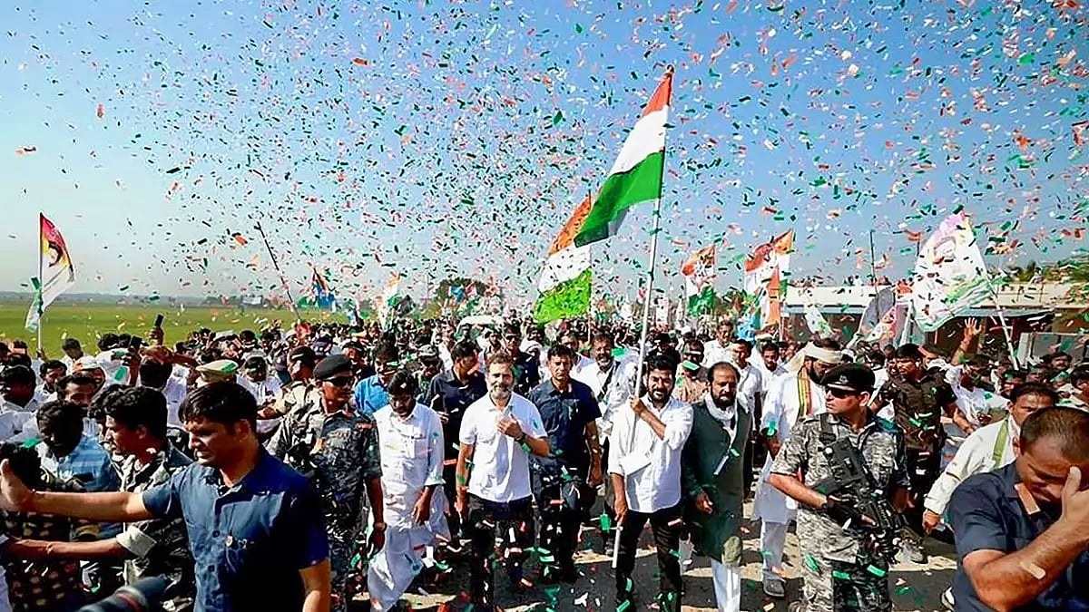 தெலுங்கானாவில் ஆட்சியை கைப்பற்றும் காங்கிரஸ்.. வெளியான கருத்து கணிப்பு முடிவு.. முழு விவரம் என்ன ?