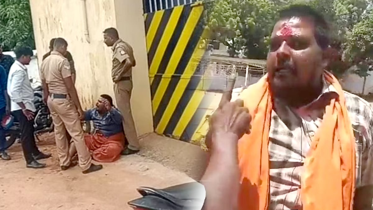 “நா வரமாட்டேன்.. என்னய Arrest பண்ணாதீங்க சார்”:போலிஸார் முன் கதறி அழுத இந்து சேனா பிரமுகர் -நடந்தது என்ன?
