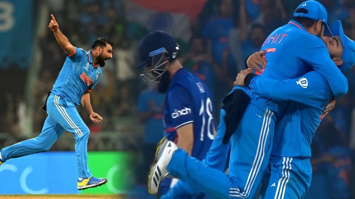 இங்கிலாந்தை நொறுக்கி அபார வெற்றிபெற்ற இந்தியா : முதல் அணியாக அரையிறுதிக்கு முன்னேறி அசத்தல் !