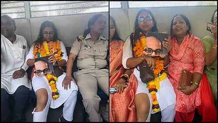 ராஜினாமாவை ஏற்க மறுத்த மாநில அரசு.. பாதயாத்திரை சென்ற பெண் ஆட்சியர் கைது.. ம.பி-யில் பரபரப்பு ! 