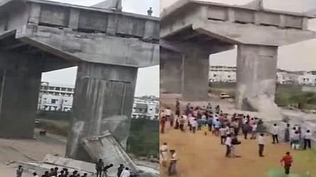 அடுத்தடுத்து இடிந்து விழும் பாலம் : மக்கள் உயிர் மீது விளையாடும் குஜராத் பா.ஜ.க அரசு!