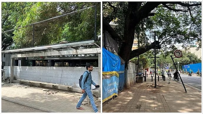 இரவோடு இரவாக மாயமான ரூ.10 லட்சம் மதிப்புள்ள புதிய பேருந்து நிறுத்தம்.. ஷாக்கான பொதுமக்கள் !