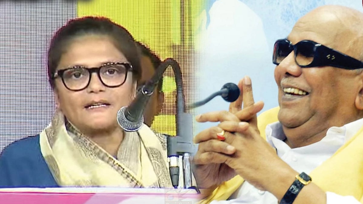 "சமூக நீதிக்காக வாழ்நாள் முழுவதும் பாடுபட்டவர் கலைஞர்" : மகளிர் உரிமை மாநாட்டில் தலைவர்கள் புகழாரம்!