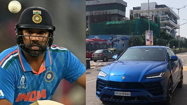 215 கி.மீ வேகத்தில் கார் ஓட்டிய இந்திய அணி கேப்டன் ரோஹித் சர்மா : அபராதம் விதித்த போக்குவரத்து போலிஸ்!