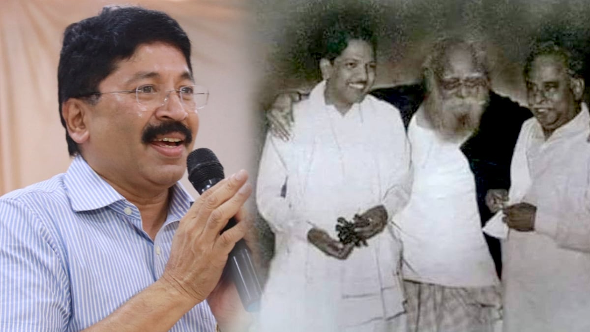 “பெண்களின் சம உரிமைக்காக போராடியவர் பெரியார், அண்ணா, கலைஞர் !” - மாணவிகளிடம் தயாநிதி மாறன் MP பேச்சு!