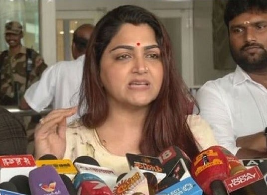 பிரஞ்சு TO செம்மஞ்சேரி.. அடுக்கடுக்கான சமாளிப்பு.. “நா ஏன் மன்னிப்பு கேட்கனும்?” - பாஜக நிர்வாகி குஷ்பு !