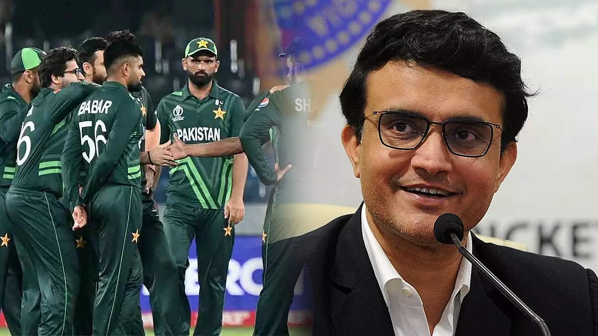 "அரையிறுதியில் பாகிஸ்தான் அணி இந்தியாவை சந்திக்க வேண்டும்" - இந்திய முன்னாள் கேப்டன் கங்குலி விருப்பம் !