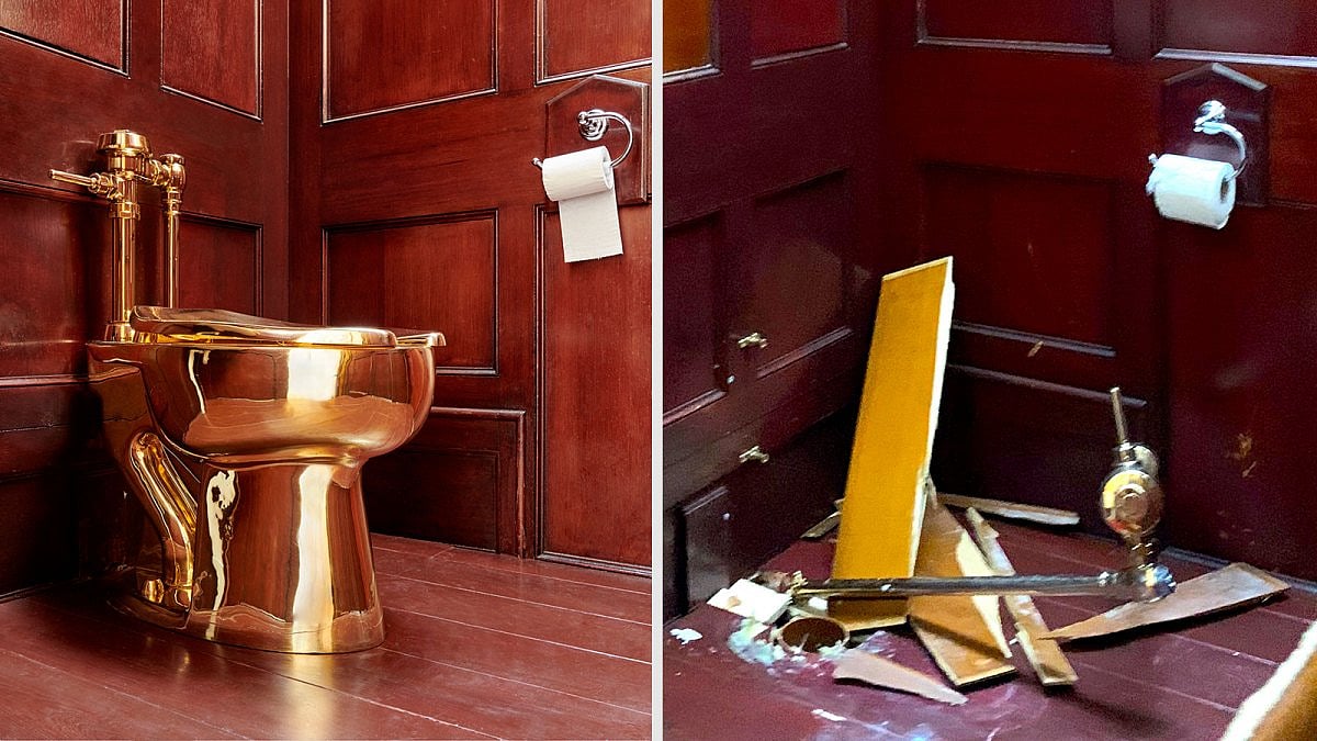 அரண்மனையில் டாய்லெட்டை திருடிய கும்பல்.. 4 ஆண்டுகளுக்கு பிறகு 4 பேர் கைது செய்த போலிஸ்.. பின்னணி என்ன?