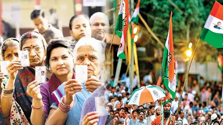 5 மாநில தேர்தல் : ”Exit Poll முடிவில் ஓங்கும் ‘கை’..” : வெற்றிவாகை சூடப்போகும் காங்கிரஸ் !