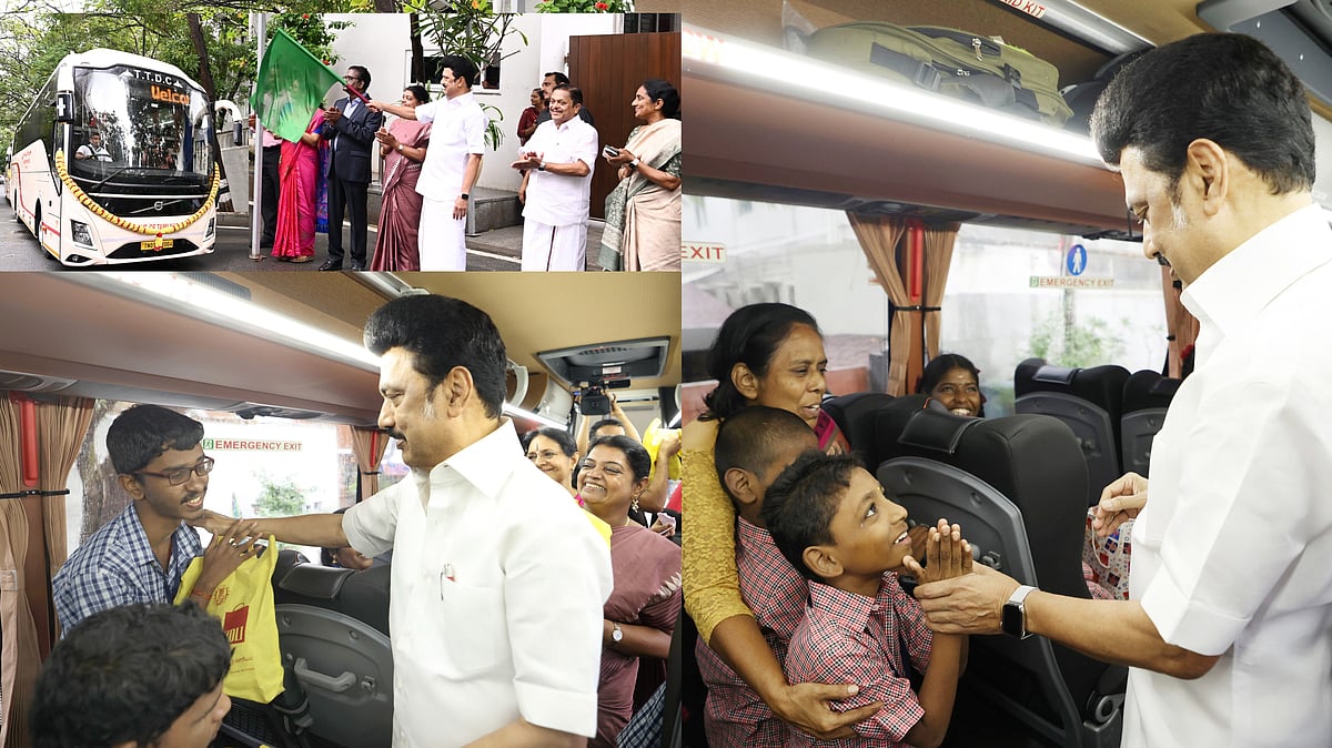 புதிய வால்வோ சொகுசு பேருந்துகள்.. முதல் பயணத்தை தொடங்கிய மாற்றுத்திறனாளிகள் - வழியனுப்பிய முதலமைச்சர்!