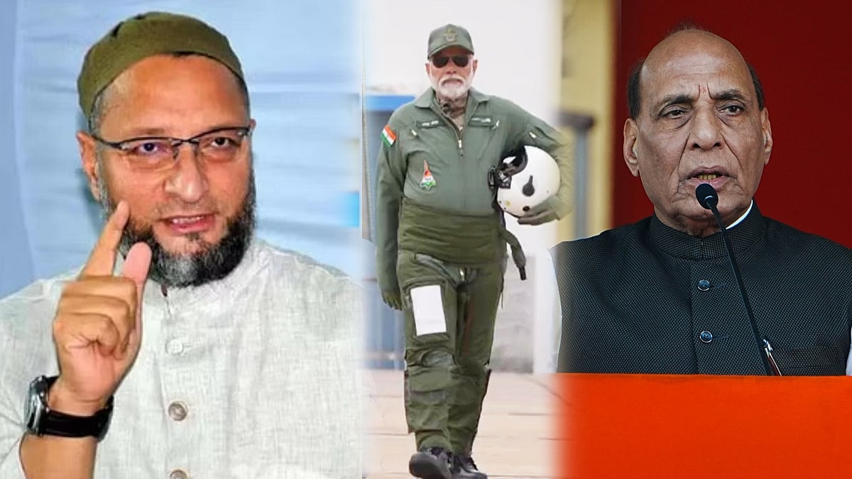 ராணுவ வீரர்கள் மரணமடைந்த தருணத்தில் தேர்தல் பிரச்சாரத்தில் பாதுகாப்புத்துறை அமைச்சர் -  ஒவைசி விமர்சனம் !