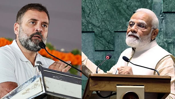 ”ரூ.1 லட்சம் மதிப்பில் ஒரு நாளைக்கு இரண்டு உடைகள் அணியும் மோடி” : கிண்டல் செய்த ராகுல் காந்தி!