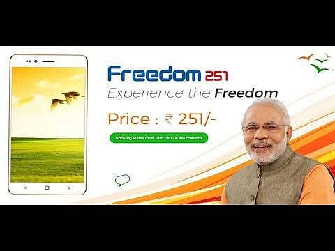 Freedom 251 போன் ஞாபகம் இருக்கா ? இந்த விளம்பரத்தில் நடித்த மோடிக்கு ED சம்மன் அனுப்புமா ? காங். கேள்வி !
