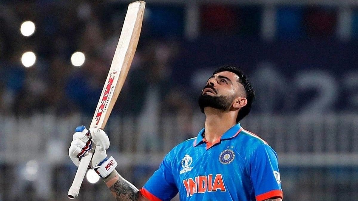 #INDvNZ  உலகக் கோப்பை தொடரில் சாதனை படைத்த விராட் கோலி : சச்சின் சாதனை முறியடிப்பு!