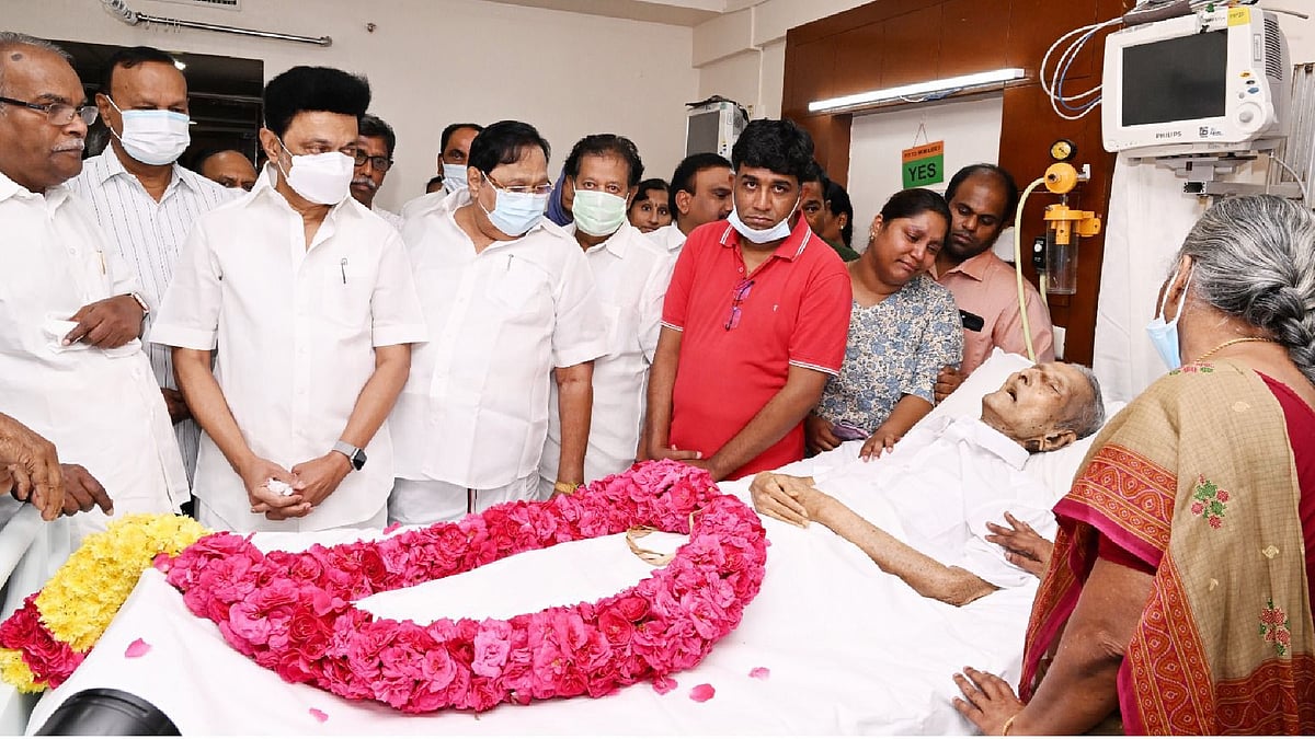 'தகைசால் தமிழர்' சங்கரய்யாவுக்கு அரசு மரியாதையுடன் பிரியாவிடை - முதலமைச்சர் மு.க.ஸ்டாலின் அறிவிப்பு ! 