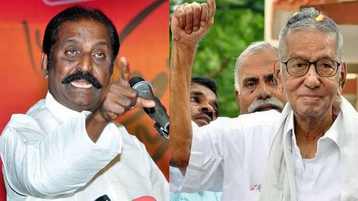 டாக்டர் பட்டம் விவகாரம் : “டாக்டர் பட்டத்தைவிட ‘சங்கரய்யா’ என்ற பெயர்ச்சொல் மேலானது”- வைரமுத்து !