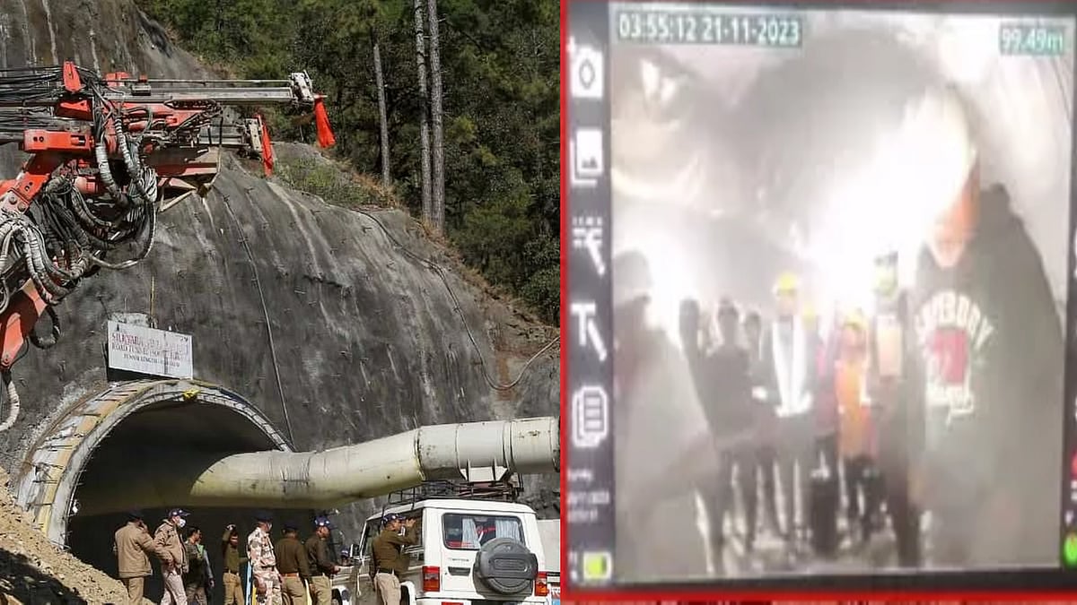 10 நாட்களாக சுரங்கத்தில் சிக்கியுள்ள 40 தொழிலாளர்கள் : முதல் முறையாக வெளியான பதறவைக்கும் வீடியோ ! 