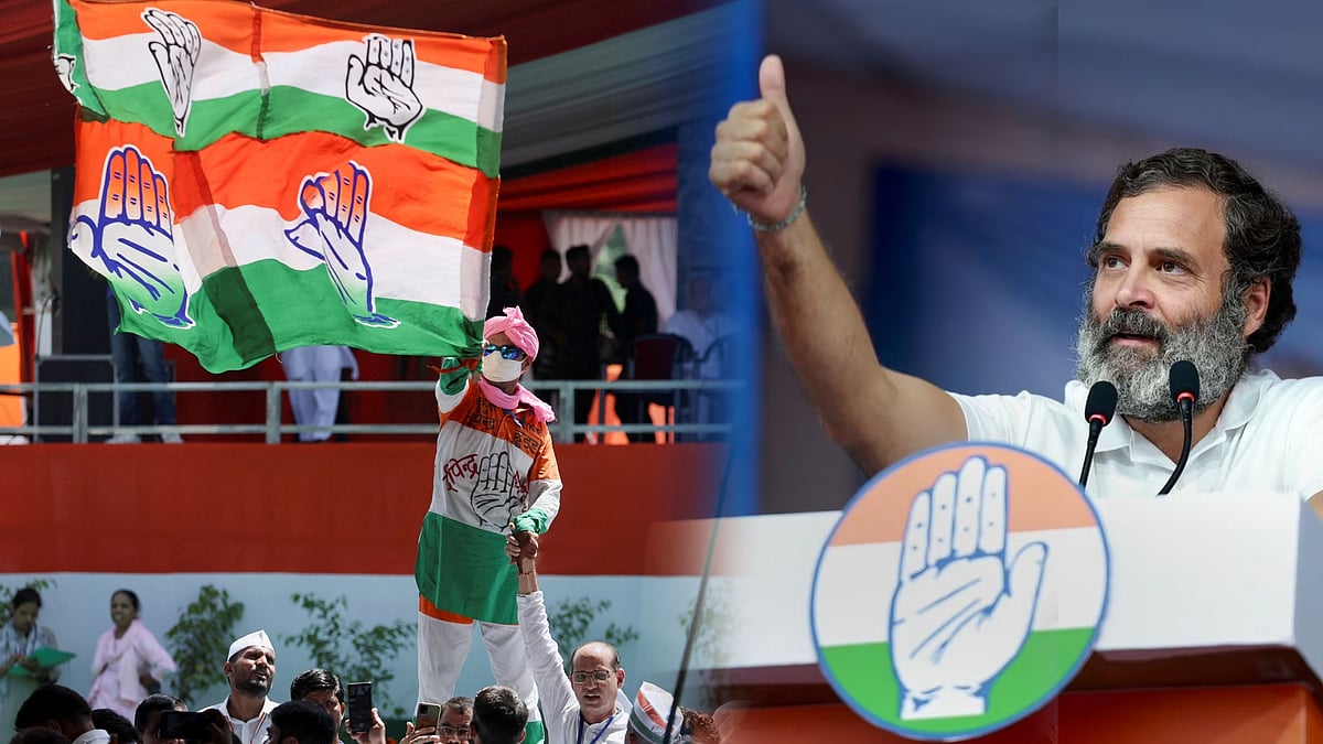 5 மாநில தேர்தல் : ”Exit Poll முடிவில் ஓங்கும் ‘கை’..” : வெற்றிவாகை சூடப்போகும் காங்கிரஸ் !