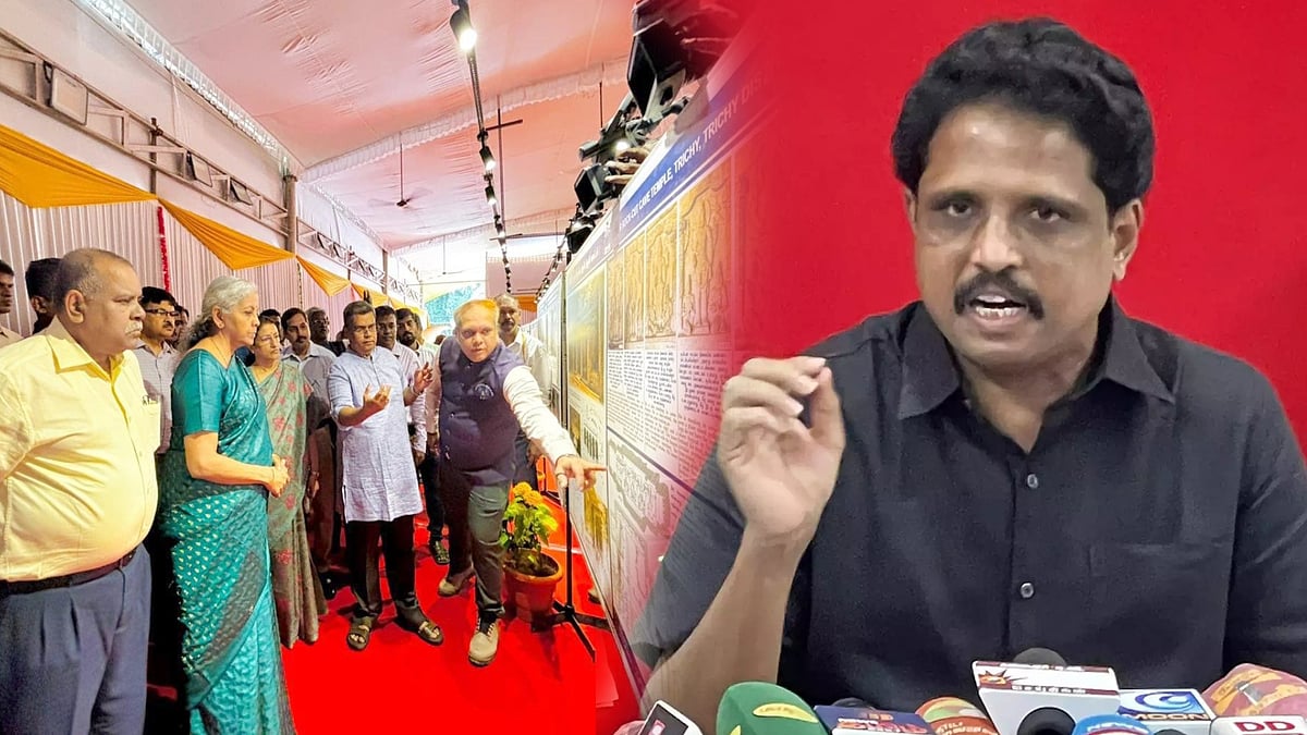 “பெருமையா பாராட்டுறீங்க சரி.. ஆனா கீழடி அகழாய்வை கைவிட்டது ஏன்?” - நிர்மலா சீதாராமனுக்கு சு.வெ கேள்வி !